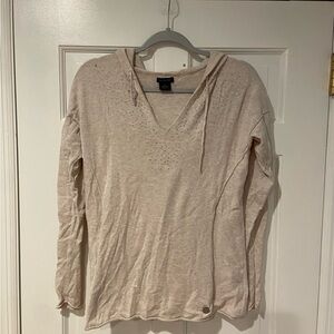 Calvin Klein Oatmeal Hooded Sweater – Size Medium